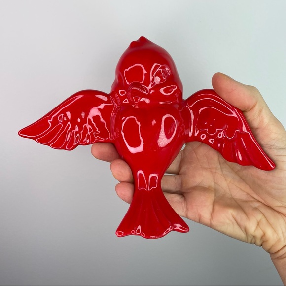 Artisan-Made Ceramic Bird Wall Decor - Picture 2 of 6